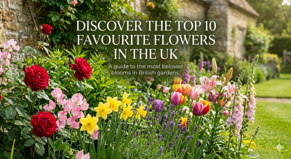 Top 10 favourite flowers in the uk
